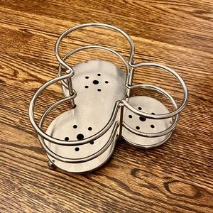 Solid Metal Bottle/Liquid Soap Dispenser Tray